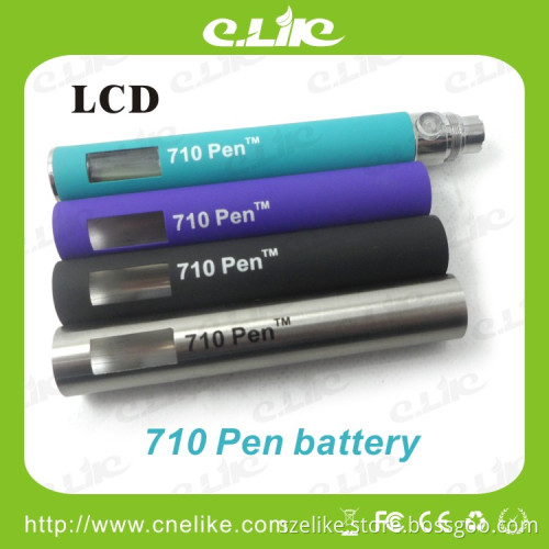Top Quality LCD Battery for Wax Atomizer 710 Pen E-Cigar